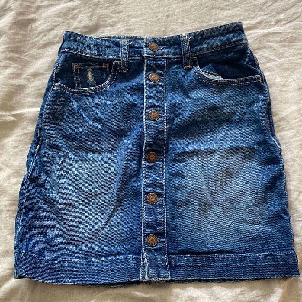 Denim Hollister Skirt
